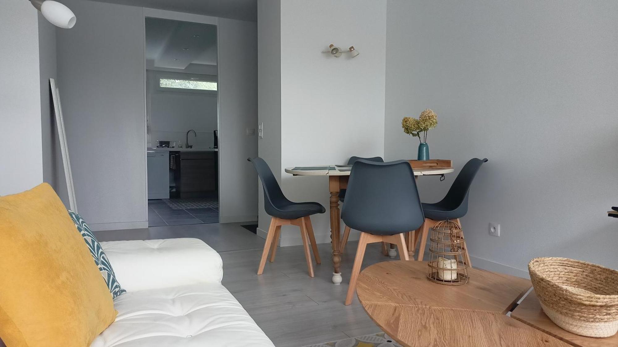 Beau T3 A 5 Min Du Grand Stade Avec Parking Gratuit 발뇌브다스크 외부 사진